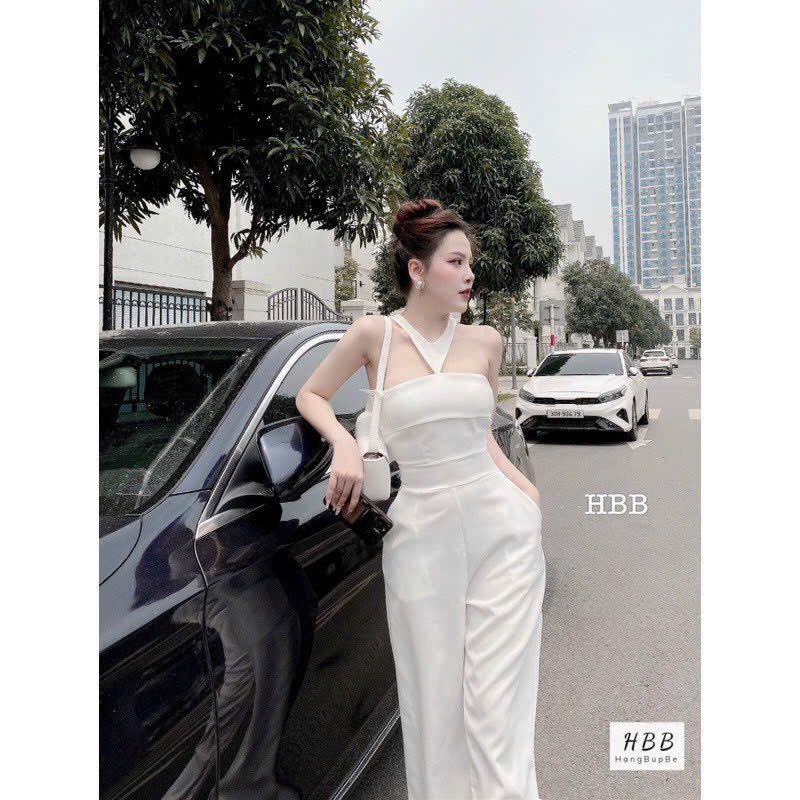 Set jum nữ cổ kiểu cúp ngực mix dáng quần dài ống rộng với tone màu sang chảnh dành cho các nàng mặc đi làm,đi tiệc xinh