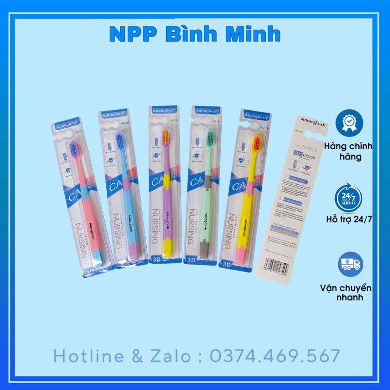 Hộp 55 chiếc Bàn chải Adongfresh lông mềm MSP 751