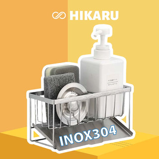 Giá để đồ rửa chén hikaru giá để đồ rửa bát 2 ngăn chống tràn nước dt240305701