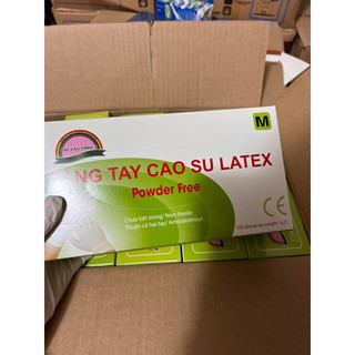 Găng tay cao su y tế latex sắc cầu vòng a 85k/1h 3 size s m L