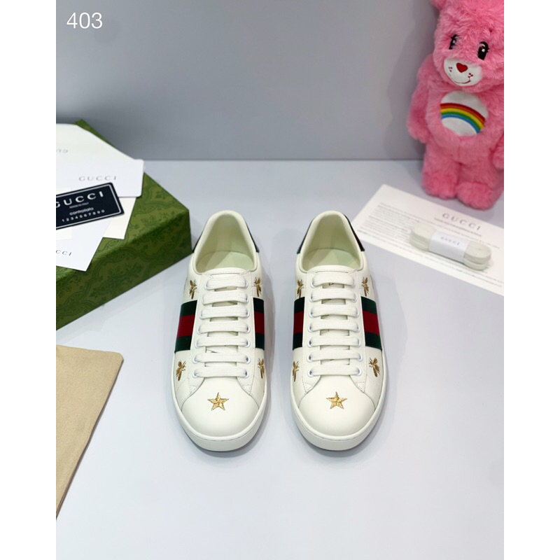 Hàng Có Sẵn!! Giày Sneakers G.C Ace Embroidered 'Bees and Stars' Thêu Họa Tiết Ong Sao Cực Sang Trọng