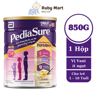 Sữa bột Pediasure 850g hương vani ít ngọt