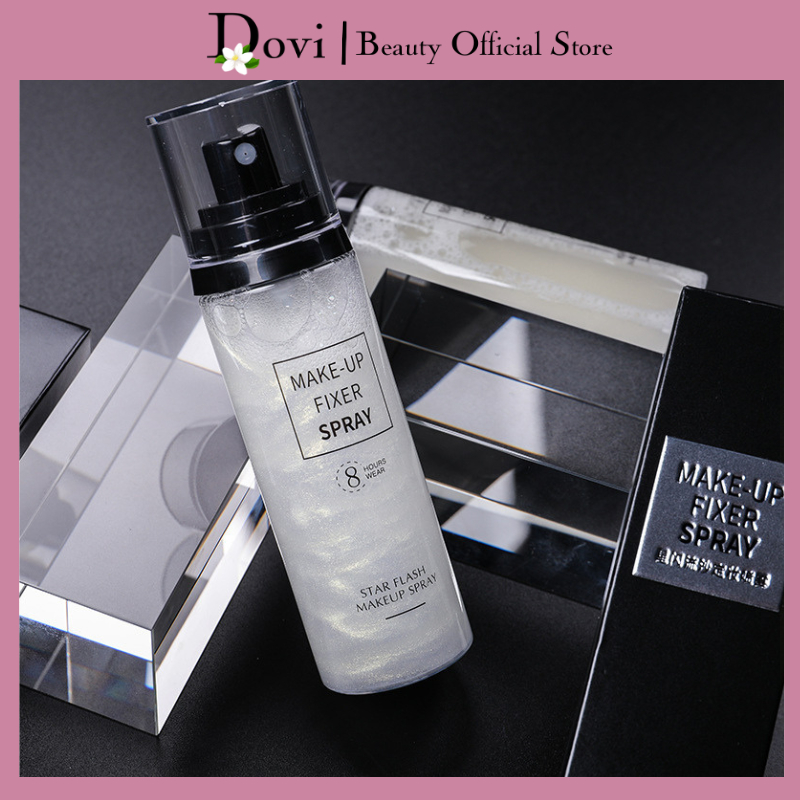 Xịt Khóa Nền Cố Định Lớp Trang Điểm Có Nhũ Dưỡng Ẩm Lâu Trôi Chính Hãng HUNMUI