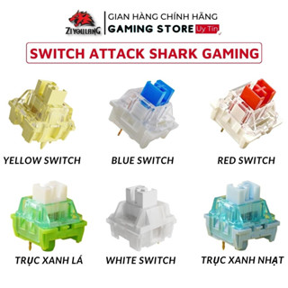 Switch Bàn Phím Cơ Gaming ZiyouLang Công Tắc Phím Attack Shark Blue Switch/ Red Switch/ Yellow Switch/White Switch 3 Pin