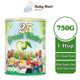 Sữa hạt ngũ cốc 25 green nutri singapore chính hãng lon 750g