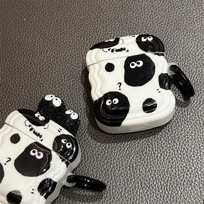 Vỏ bảo vệ tai nghe bluetooth Airpods bằng nhựa cứng, ốp Case cute, Airpods 2/pro - CON CỪU