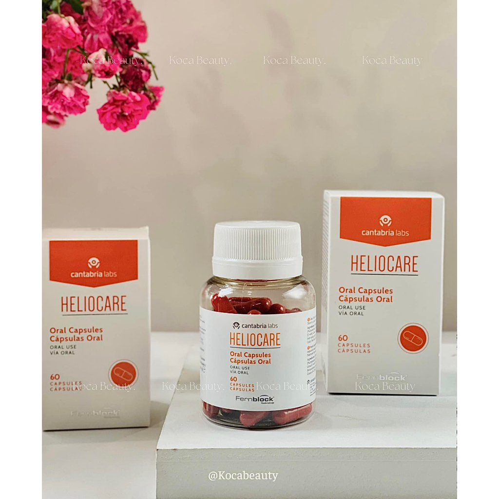 Viên uống chống nắng Heliocare Capsulas Oral 60'S ngăn ngừa lão hoá