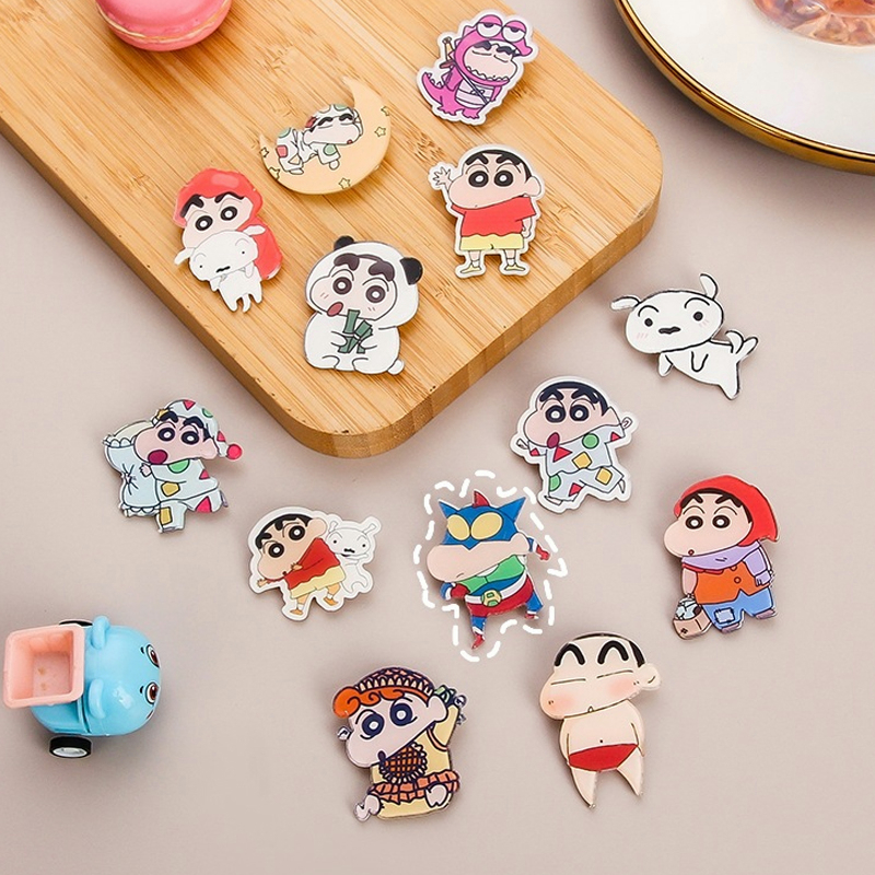 🍒🍒CHERRYKOKO 1K giáng sinh Trâm Cài Áo Hình Động Vật Hoạt Hình Dễ Thương Sáng Tạo Bằng Acrylic