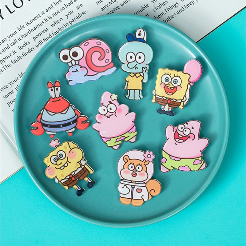 🍒🍒CHERRYKOKO 1K giáng sinh Trâm Cài Áo Hình Động Vật Hoạt Hình Dễ Thương Sáng Tạo Bằng Acrylic