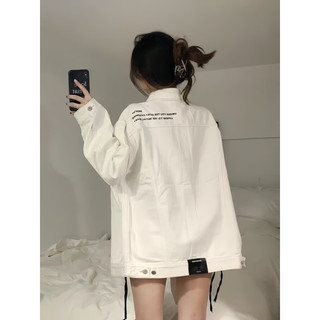 Áo khoác Jeans trắng