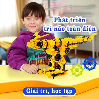 Bộ lắp ráp lego hình vô lăng tàu thuỷ cho bé, đồ chơi lắp ghép bánh lái tàu thuỷ