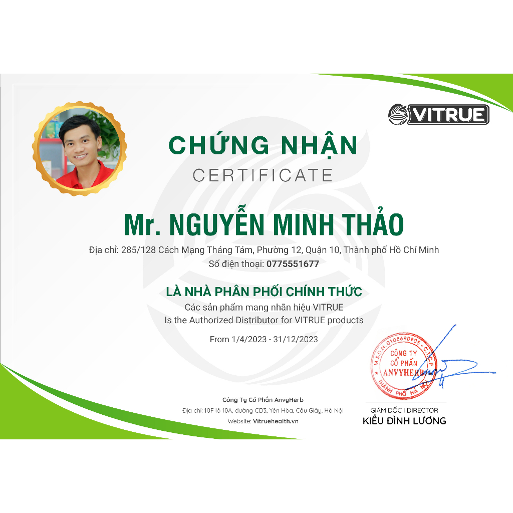 VITRUE HERO TĂNG SINH TESTOSTERONE - Vitrue Detox