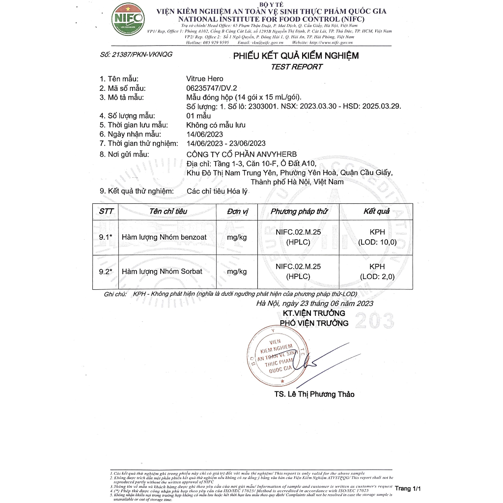 VITRUE HERO TĂNG SINH TESTOSTERONE - Vitrue Detox