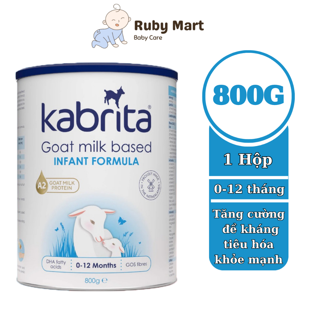 [ Date T7/24 ]Sữa dê Kabrita Số 1 800g (0-12 tháng)