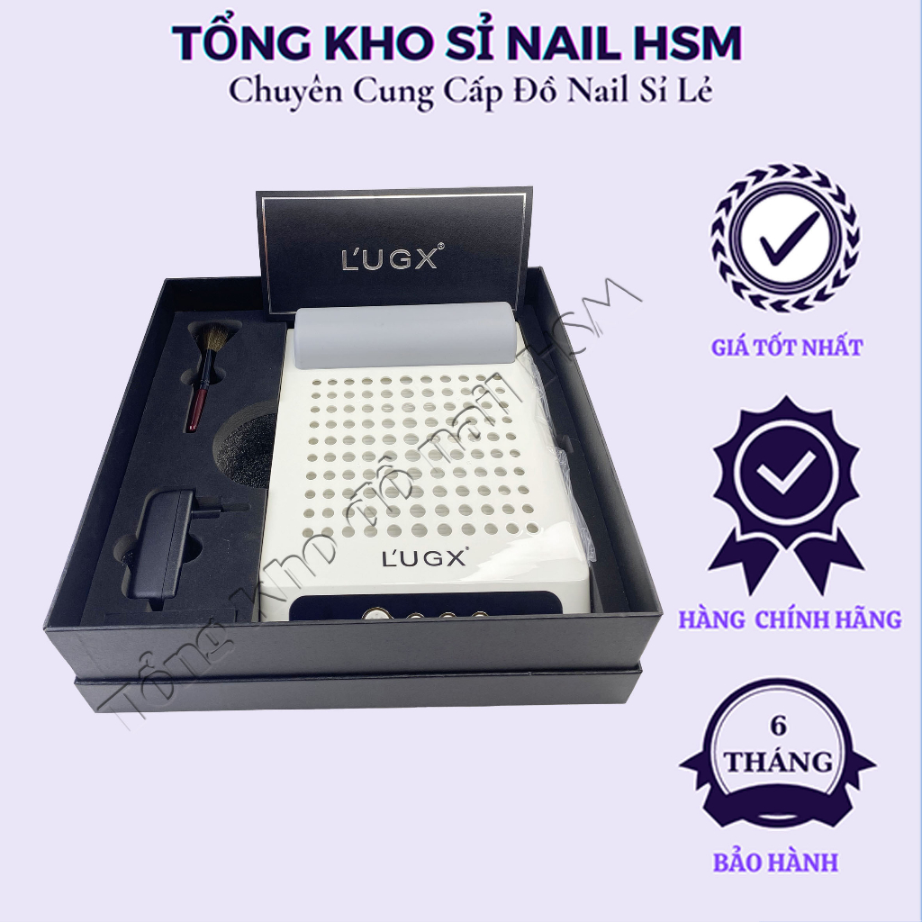 Máy hút bụi nail tích điện LUGX 24W - Hút bụi móng Nail