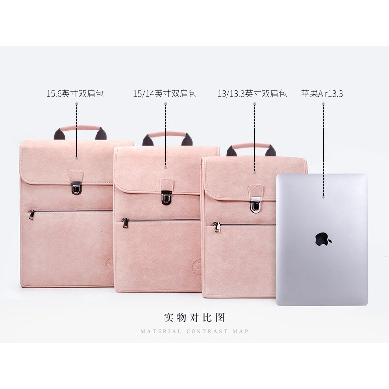 Ba lô cao cấp đựng máy tính 13 inch 13,3 inch 14 15 15,6 16 inches xách tay nữ đa chức năng thích hợp cho  túi hành lý