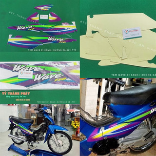 Tem Wave 2001 Xanh ĐB ( Xương cá GZ ) ( 1 Bộ )