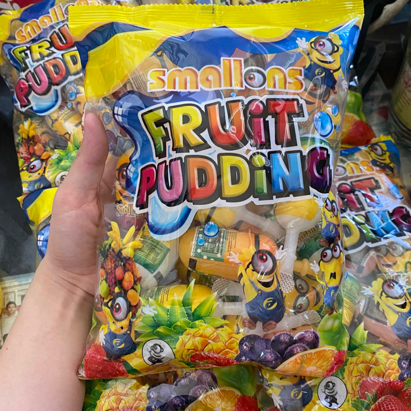 Thạch trái cây Fruit Pudding Minion túi 35g x 24 cái