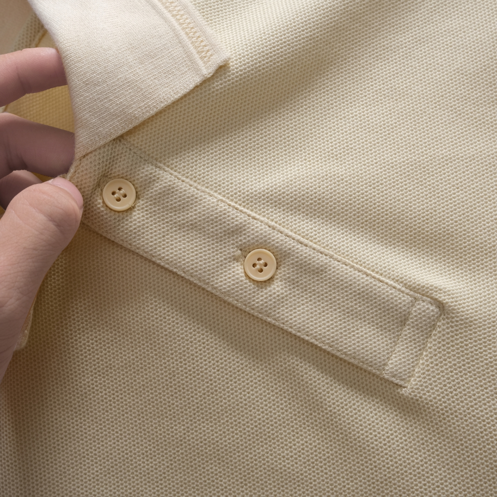 Áo POLO BASICPLUS vải COTTON cao cấp Siêu dày dặn, thoáng khí, bền màu A02-158