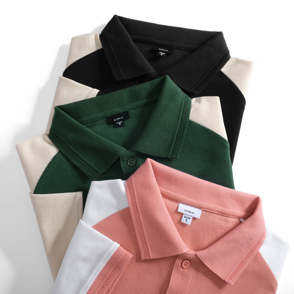 Áo POLO BASICPLUS vải COTTON cao cấp Siêu dày dặn, thoáng khí, bền màu A02-158