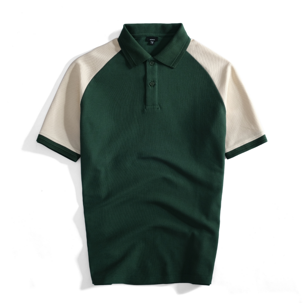 Áo POLO BASICPLUS vải COTTON cao cấp Siêu dày dặn, thoáng khí, bền màu A02-158