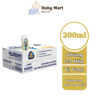 Thùng 24 hộp Sữa bột Nutren Junior pha sẵn hộp 200ml