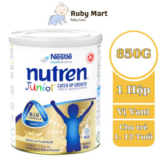[ Date 5/25 ]Sữa Bột Nutren Junior Nestle  850g dành cho trẻ từ 1-12 tuổi