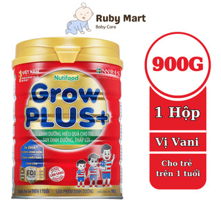 [ Date T5/25 ]Sữa Bột Nutifood Grow PLUS Đỏ dinh dưỡng hiệu quả cho trẻ suy dinh dưỡng thấp còi lon 900g