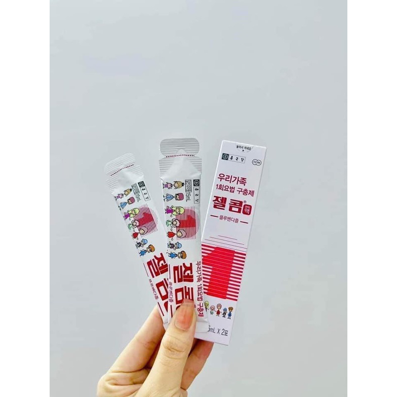 1 Hộp 2 Gói Siro giun Hàn Quốc Date 2025