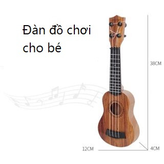 (kích thước như mô tả) (ảnh thật) Mô hình đàn guitar, đàn Ukulele, đàn đồ chơi, đàn mini giúp bé nhận biết nhạc cụ