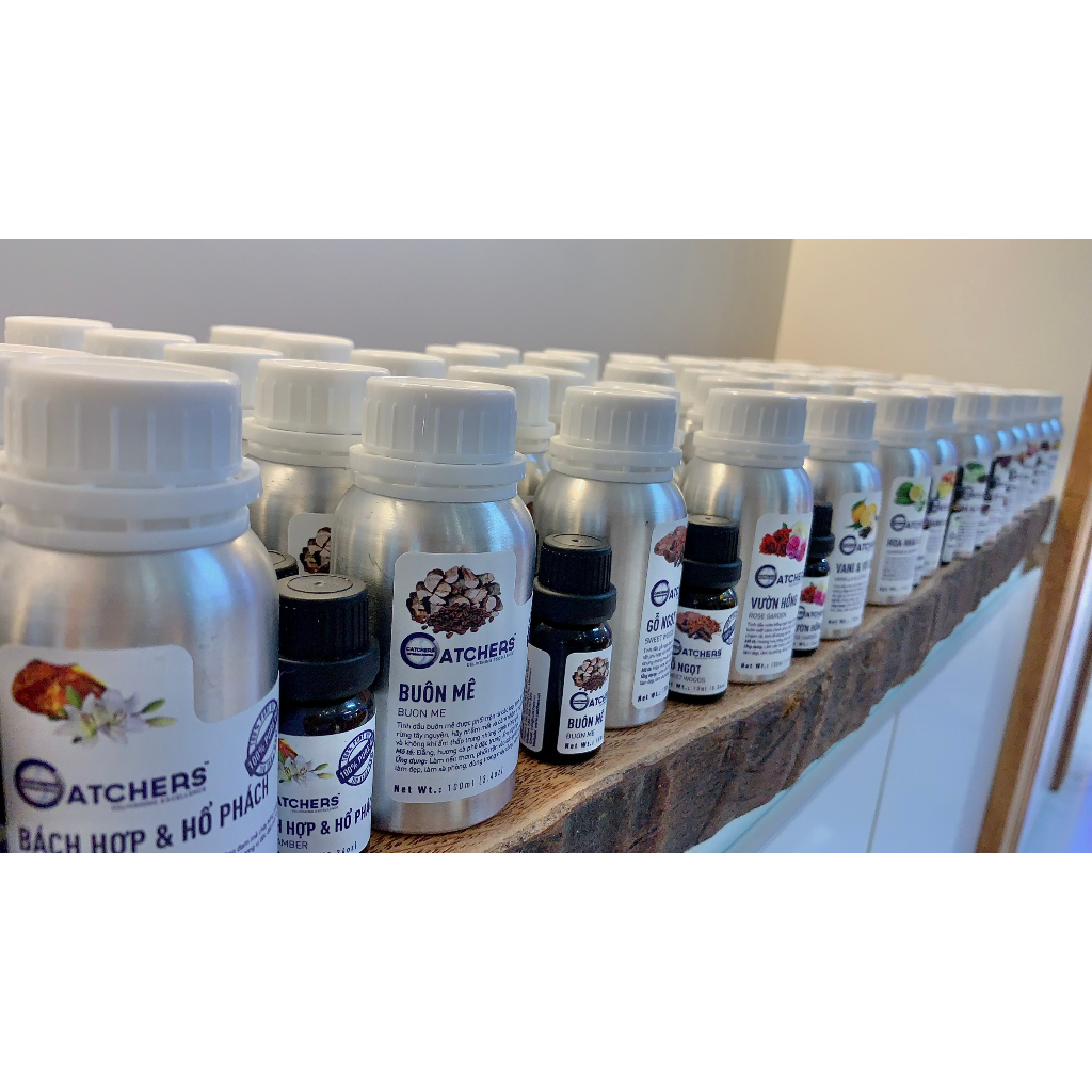 Tinh dầu Gỗ Trầm 10ml - 100ml / Argarwood Essential Oil | Tinh dầu đậm đặc Full