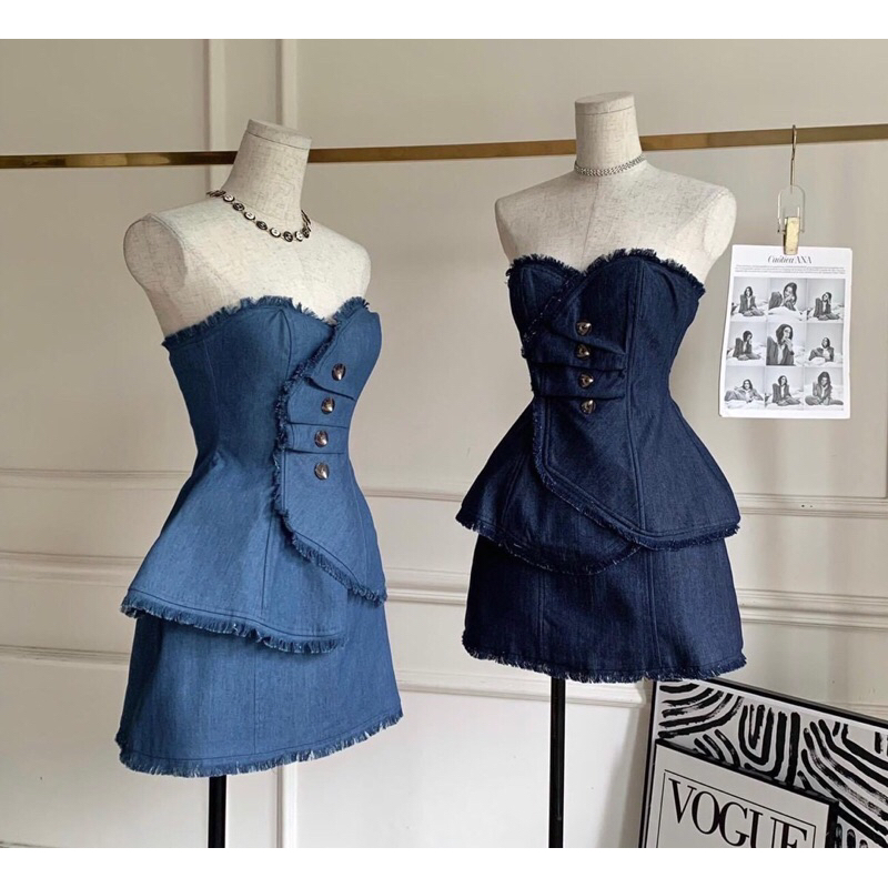 Set jean quây cup ngực