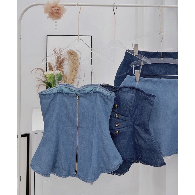 Set jean quây cup ngực