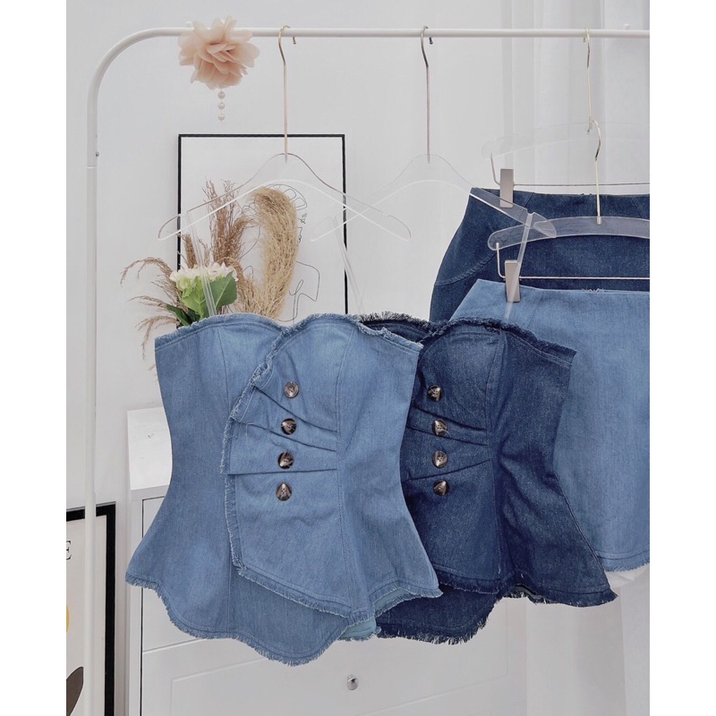 Set jean quây cup ngực