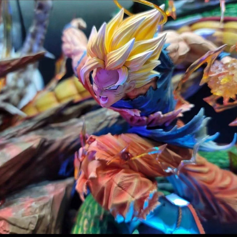 MH74 - Mô Hình Cao Cấp Son Goku Vs Vegeta Cao 35cm Cực Hot - Mô Hình Dragon Ball Super