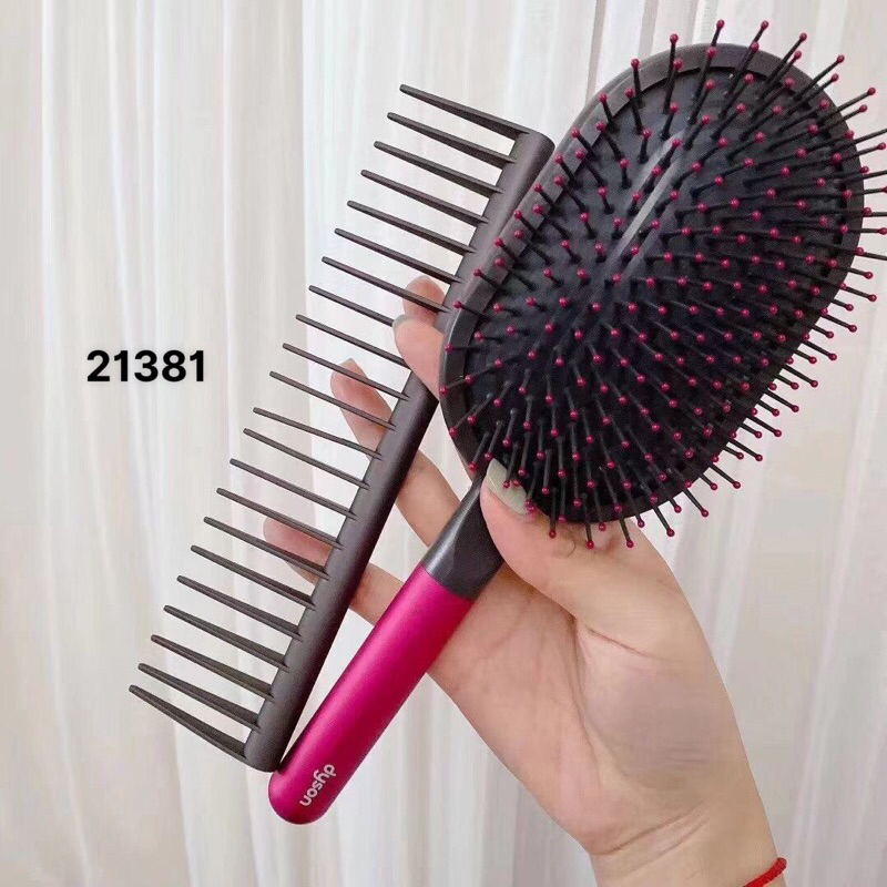 Sét 2 lược Dyson mat xa siêu đẹp, siêu xịn - Hàng Chuẩn Fullbox