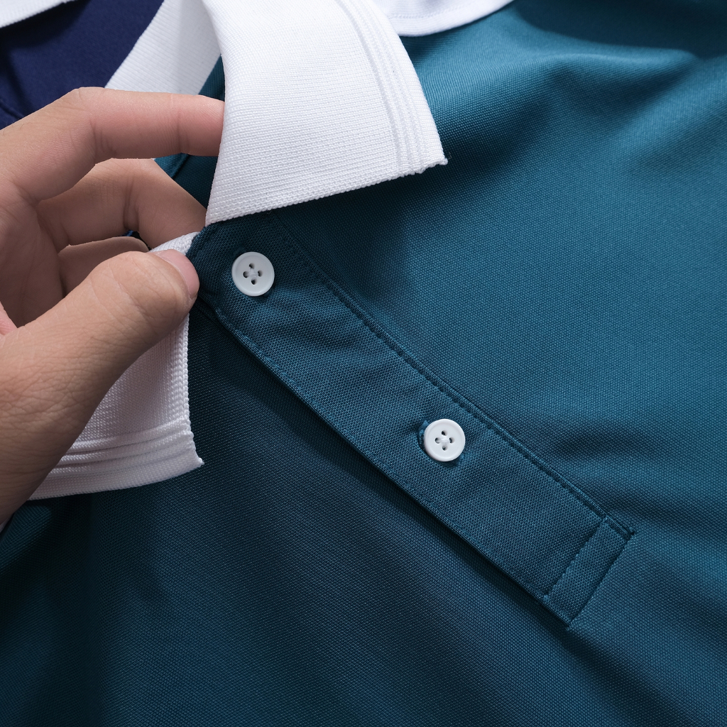 Áo POLO BASICPLUS vải POLY Cao Cấp Siêu thông thoáng, thấm hút tốt và sang trọng A02-220