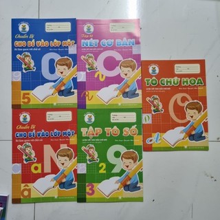 Sách - chuẩn bị cho bé vào lớp 1- combo 5 cuốn