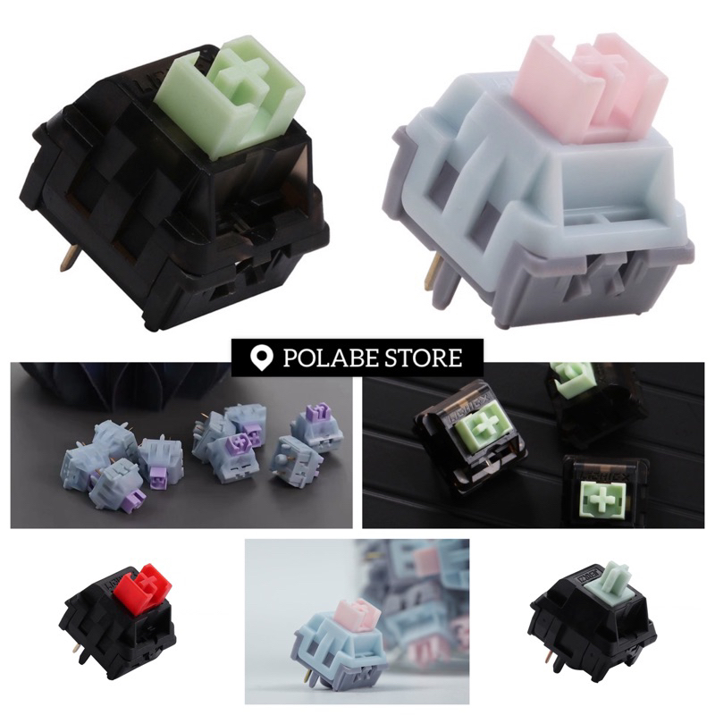 XCJZ Wasabi Lucy Silent linear switch Công tắc bàn phím cơ - Polabe Store