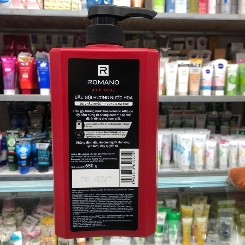 Dầu Gội Romano Deluxe Classic 650g