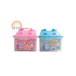 Đất nặn nhà và đất nặn xô deli combo 2 lọ