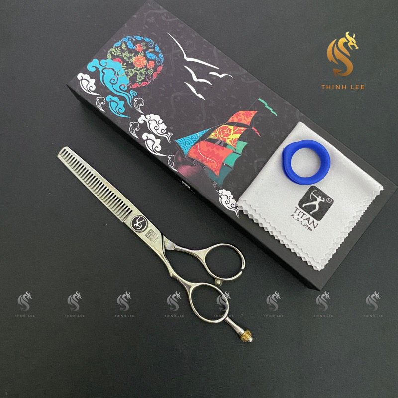 Kéo Cắt Tóc TITAN Tay Trái | Chính Hãng | L460, L4630 Sắc Bén, Bền Bỉ !