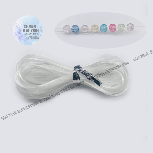 COMBO Chỉ Lụa Co Giãn + Kim Xâu Vòng Tay - 16 Màu - Hàng Loại Đẹp - Dây Xâu Vòng Gỗ, Vòng Đá Phong Thủy, Nối Tóc