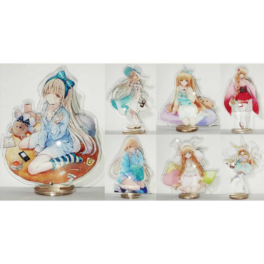Tượng Mica mô hình Standee Mica Acrylic nhân vật Shiina Mahiru - Thiên sứ nhà bên