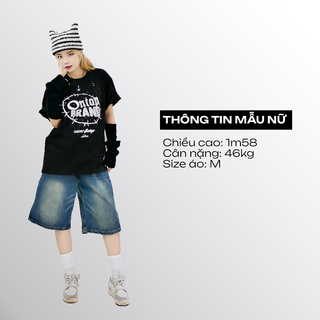 Áo thun form rộng tay lỡ nam, nữ local brand ONTOP Tee Trame | O22-T5