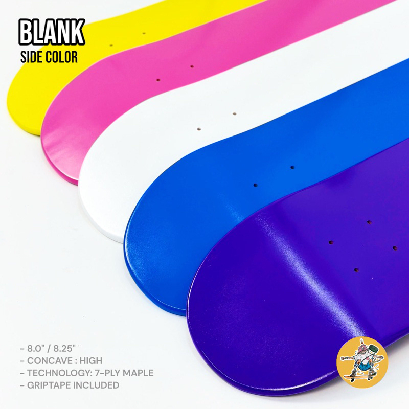 Mặt Ván Trượt Skateboard BLANK SIDE COLOR DECK