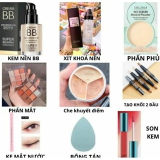 Set Trang Điểm 11,12,14,21 món ❤️ Combo Trang Điểm Make Up Cá Nhân Hàng Sịn