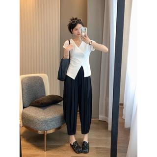 Quần gió thun gân baggy mềm- mỏng- nhẹ - mát - co giãn