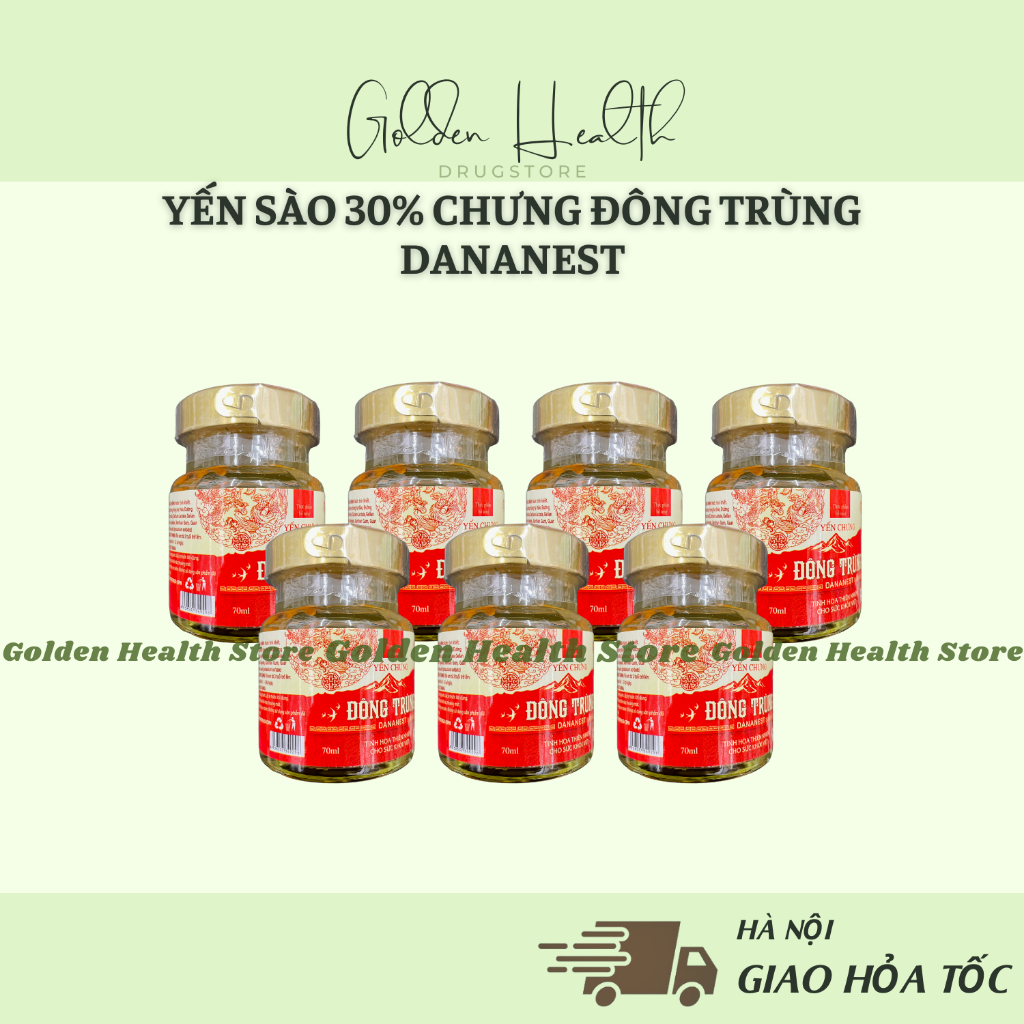 ⭐Yến chưng Đông Trùng DANANEST - yến sào 30% - Tinh hoa thiên nhiên cho sức khỏe Việt - nước yến cho người tiểu đường