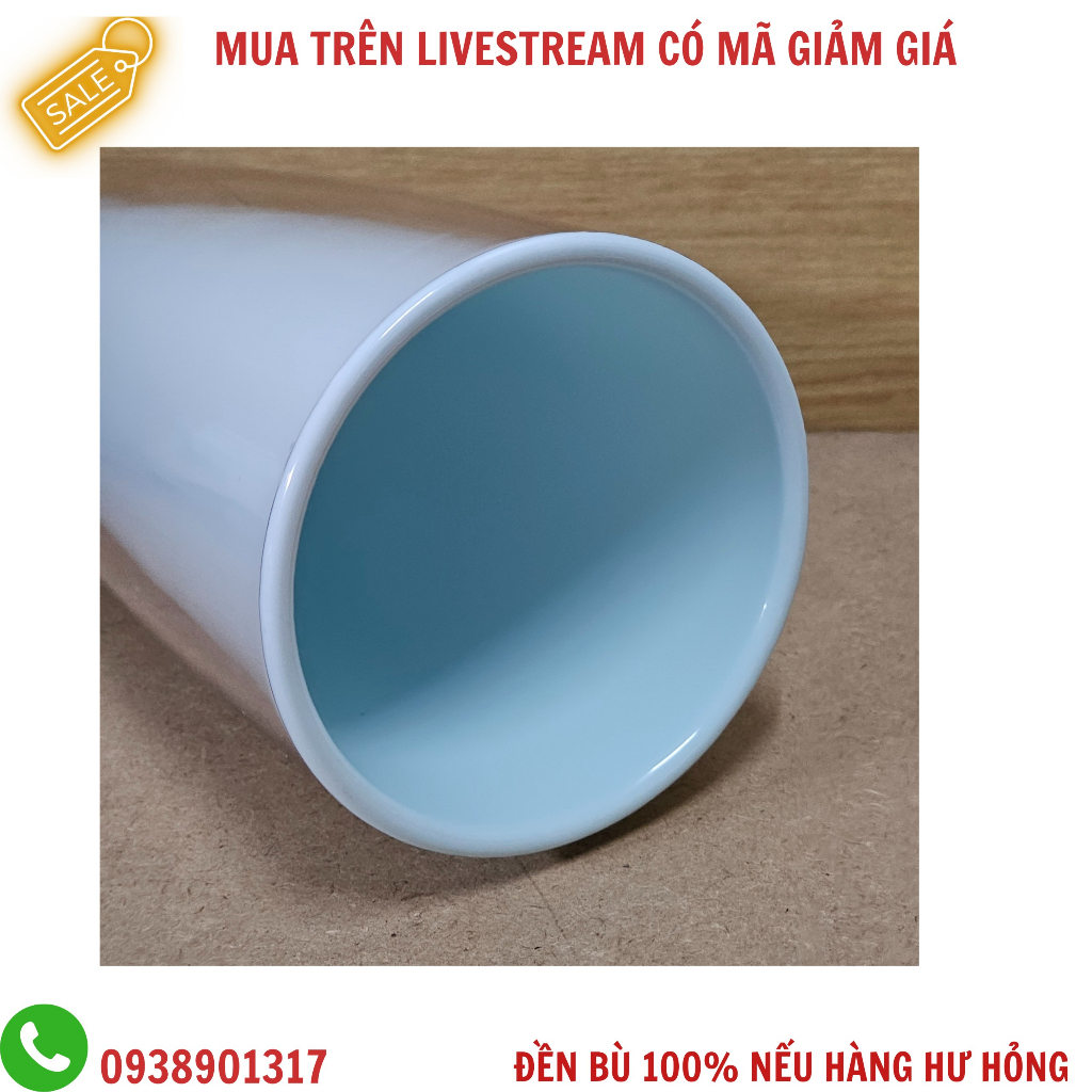 Ly nhựa 2 lớp Lock&Lock 750ml kèm ống hút, nắp đậy và cọ vệ sinh